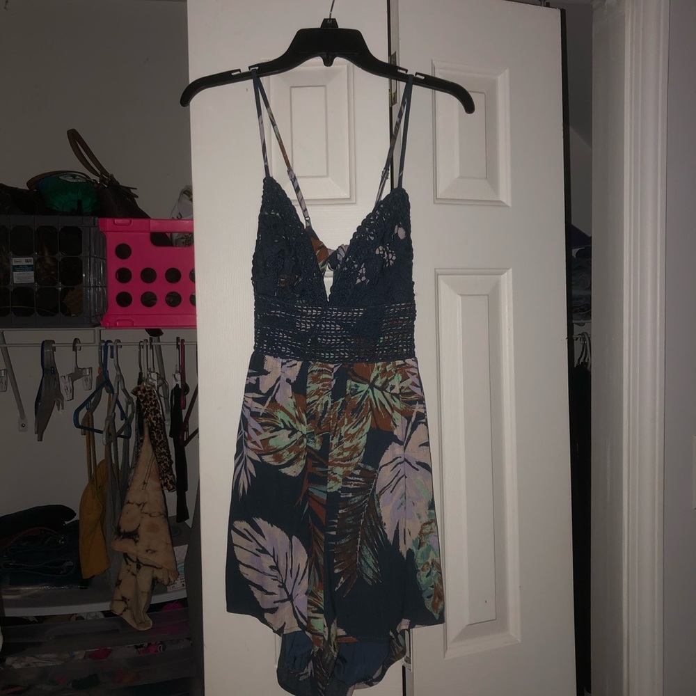 Floral romper (never worn)